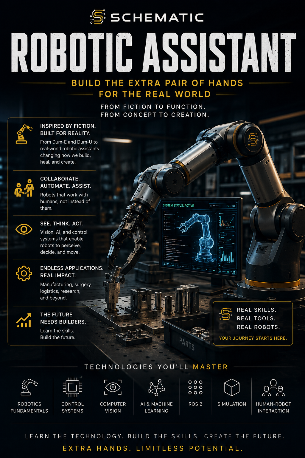 How Robotic Arms Work and How to Build Them