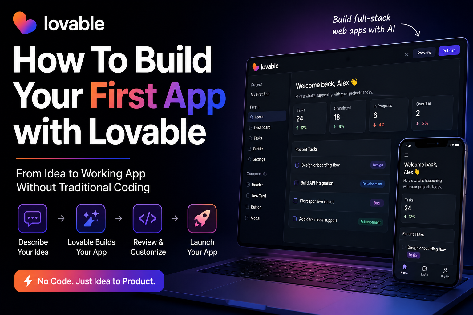 How To Build Your First App with Lovable