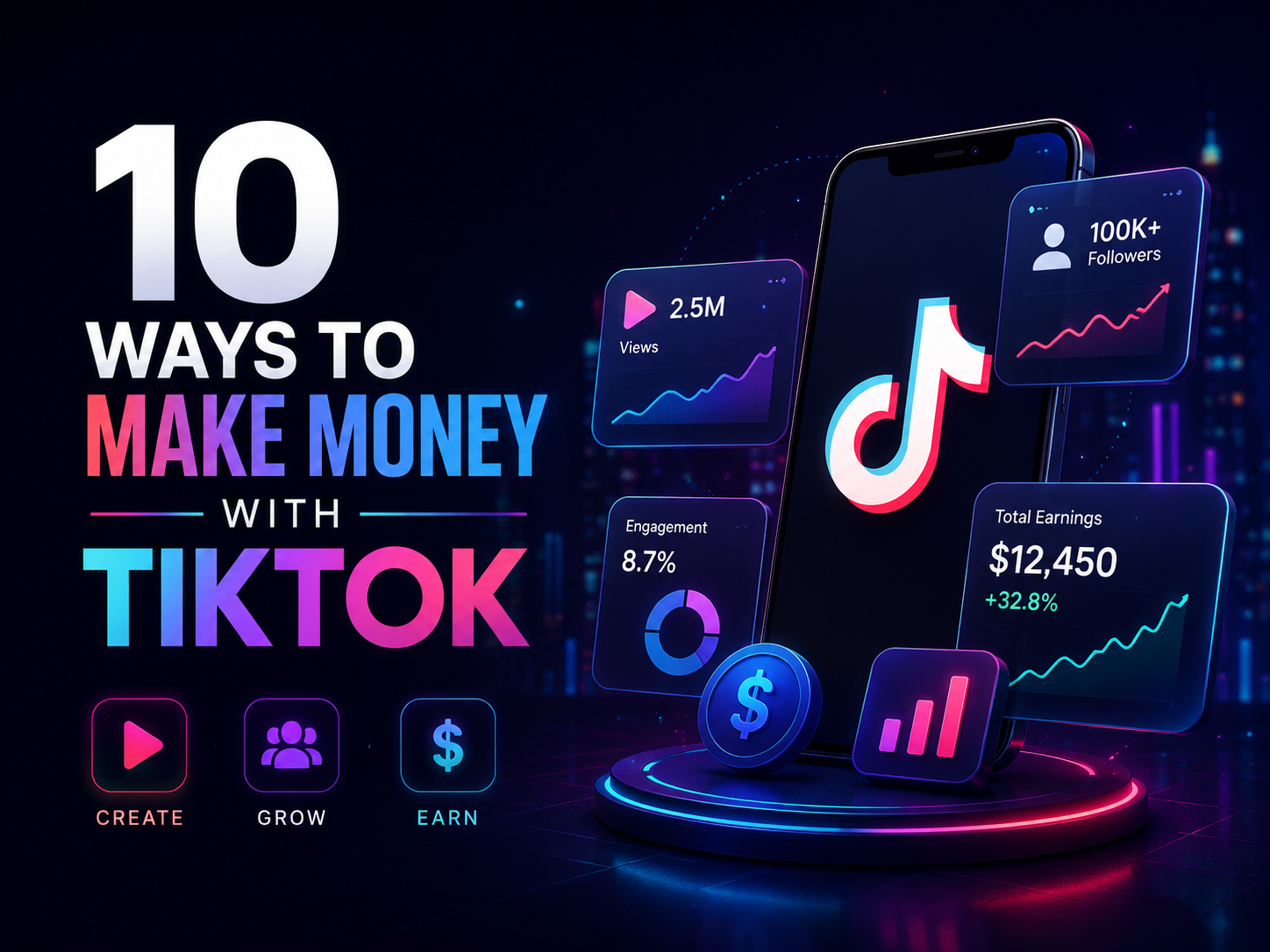 10 Ways to make money with Tiktok
